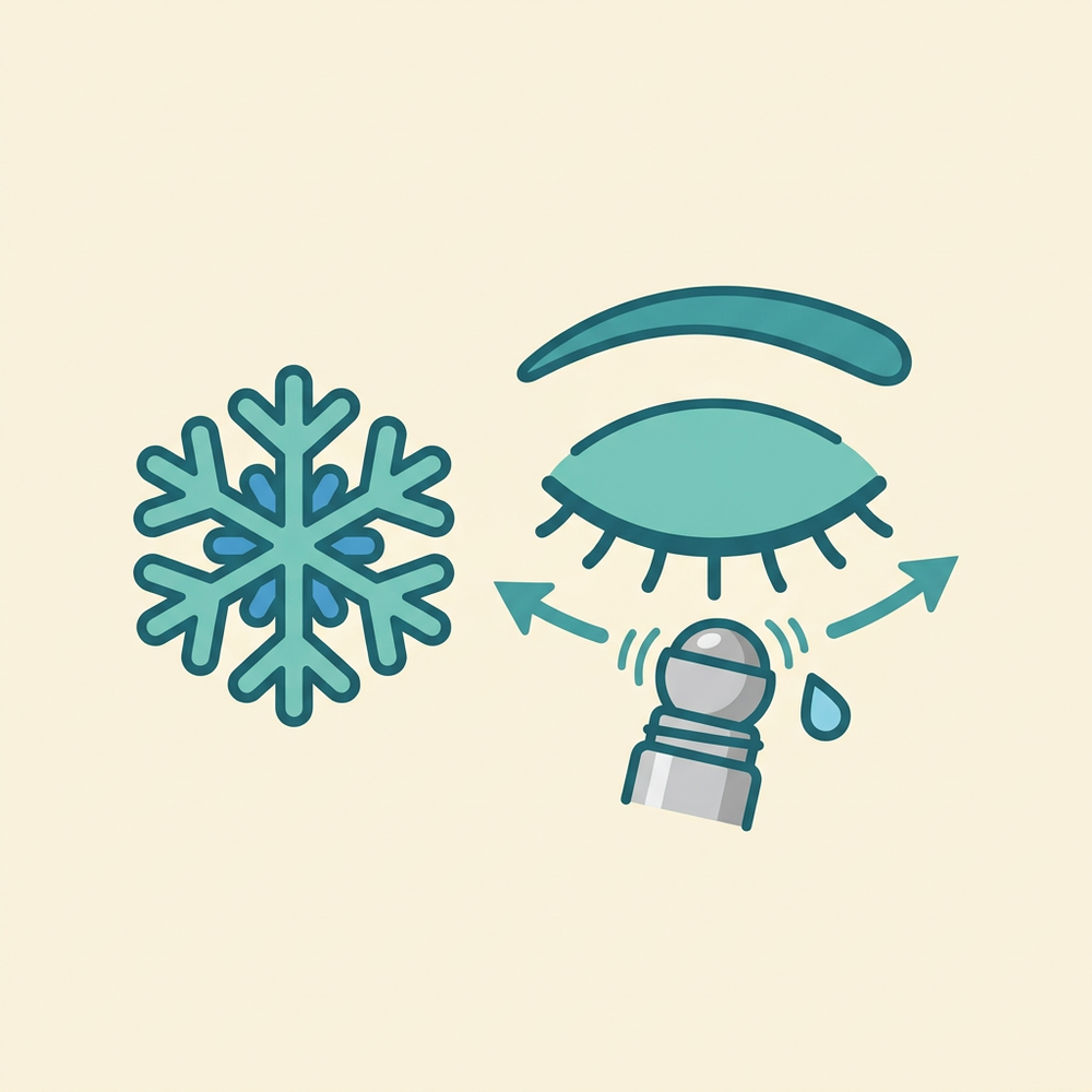 5. What actually empties the pocket: cold + massage.